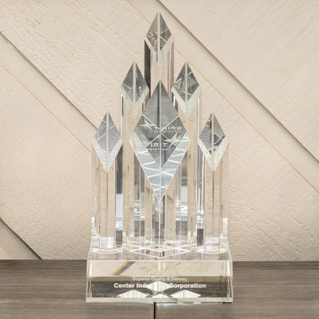 2016 - Spirit Supplier Award - Superior Quality and Delivery