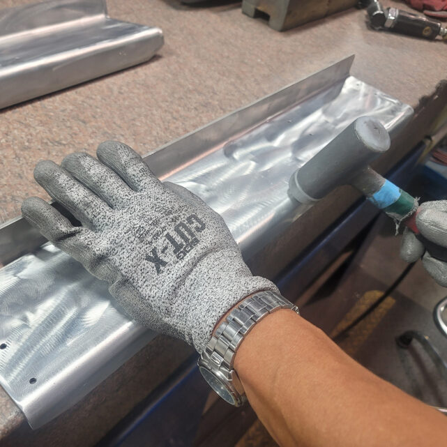 Metal forming capabilities in Center's Sheet Metal Fabrication department