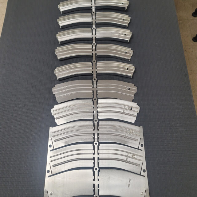 Metal stamping capabilities in Center's Sheet Metal Fabrication department