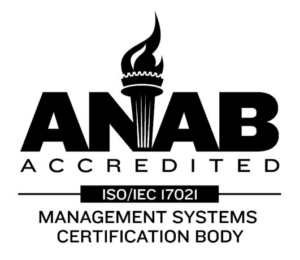 ANAB Accredited / ISO/IEC 17021